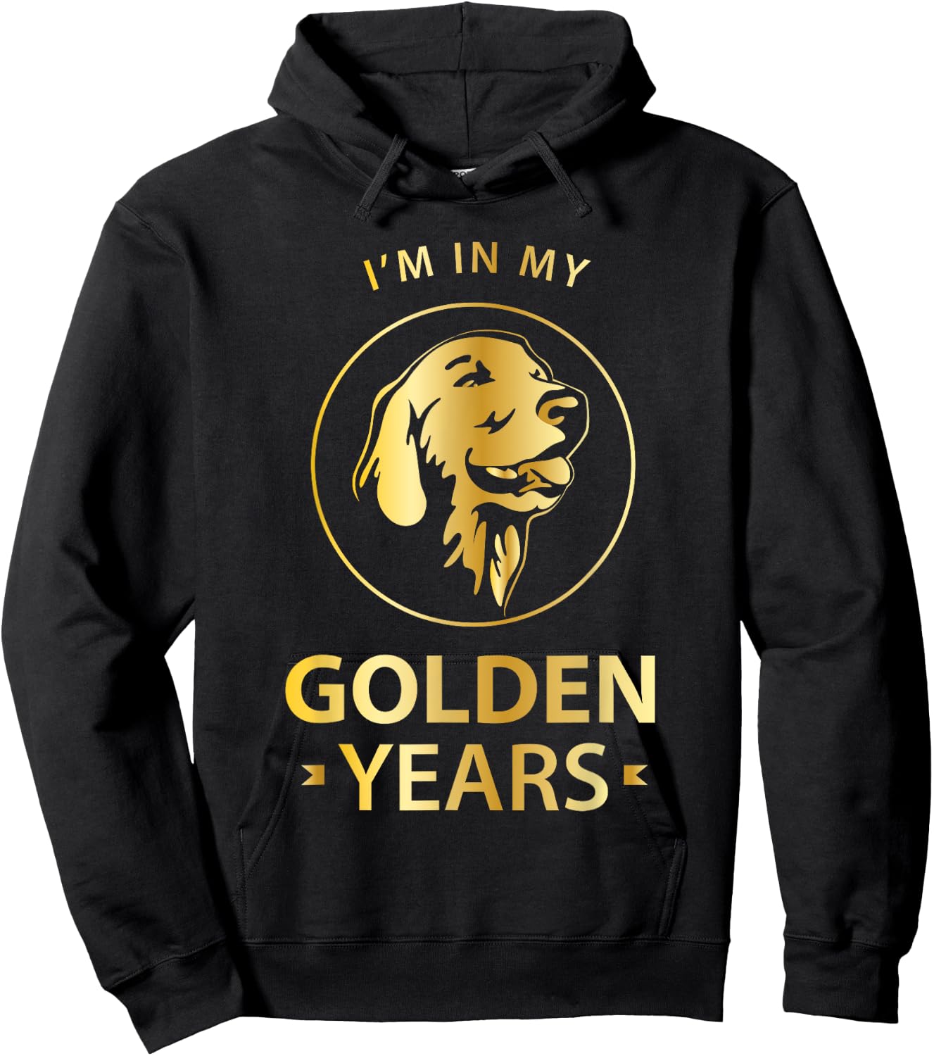 Golden Retriever Dog Lovers - I'm In My Golden Years Hoodie - Hoodie | Black