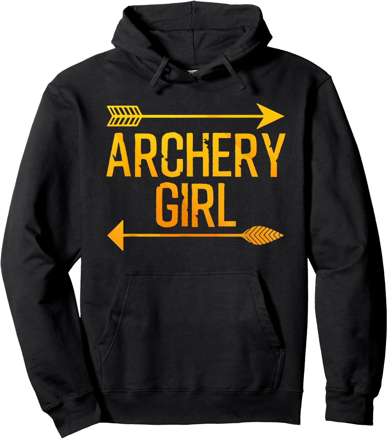 Cool Archery Art For Girls Women Crossbow Bow Hunting Archer Hoodie - Hoodie | Black