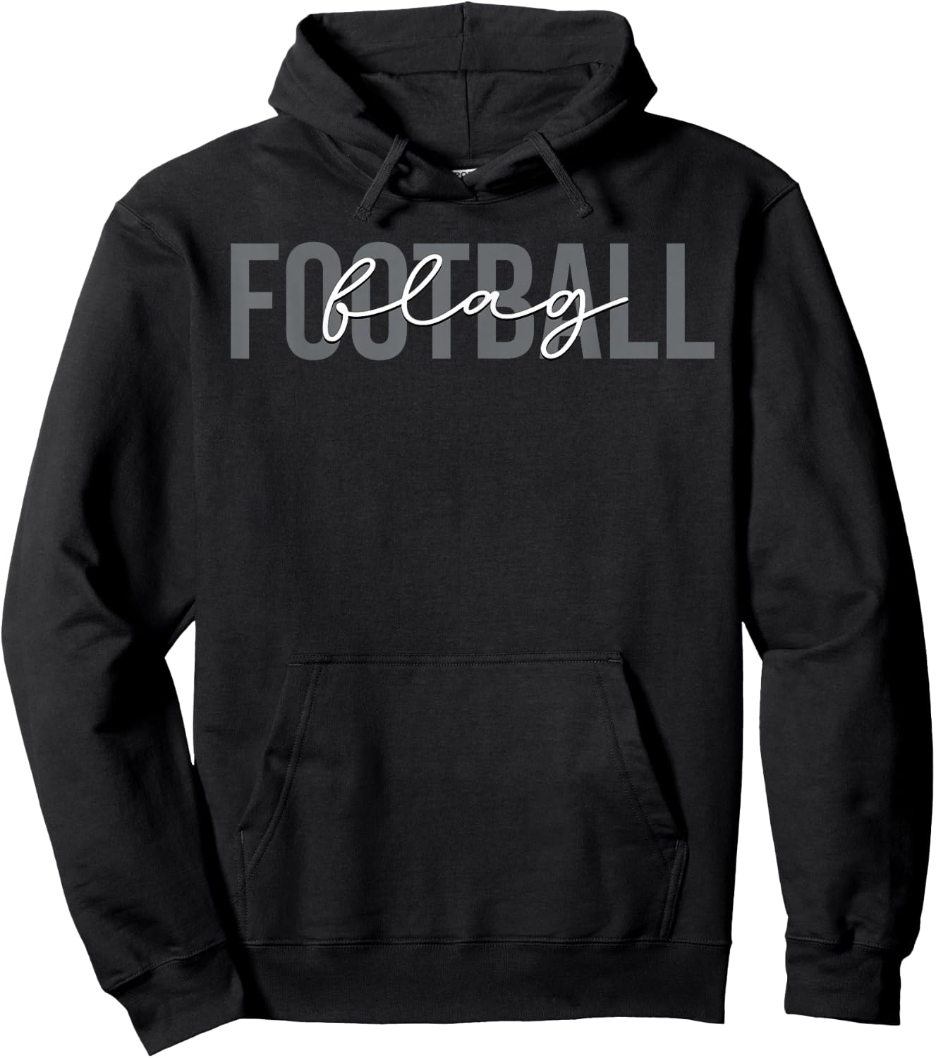 Flag Football Coach Team Trainer Hoodie - Hoodie | Black