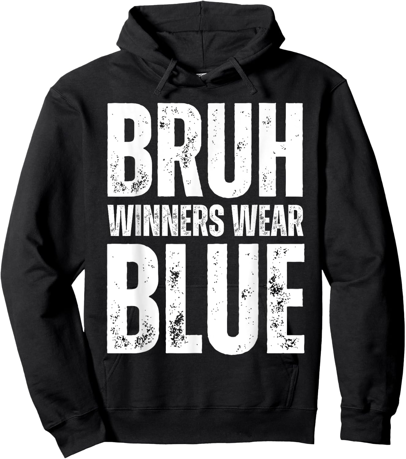 Winners Wear Blue Team Spirit Week Game Color War Sports Day Hoodie - Hoodie | Black