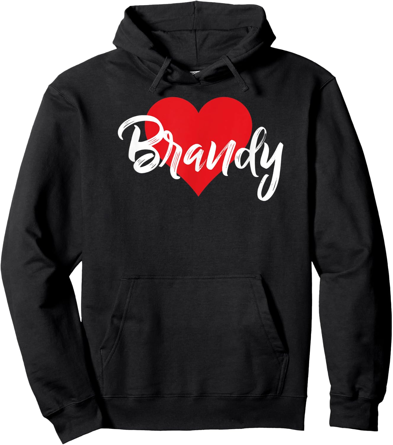 I Love Brandy First Name I Heart Named Hoodie - Hoodie | Black