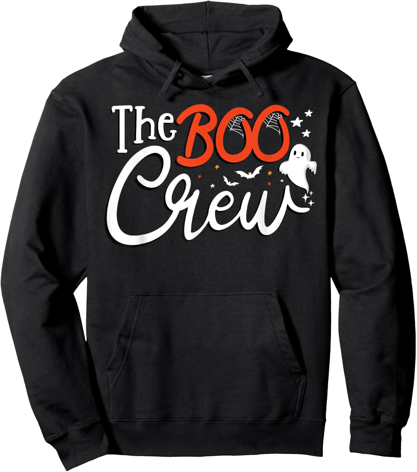 The Boo Crew A Ghost Vibes Group Matching Halloween Costume Hoodie - Hoodie | Black