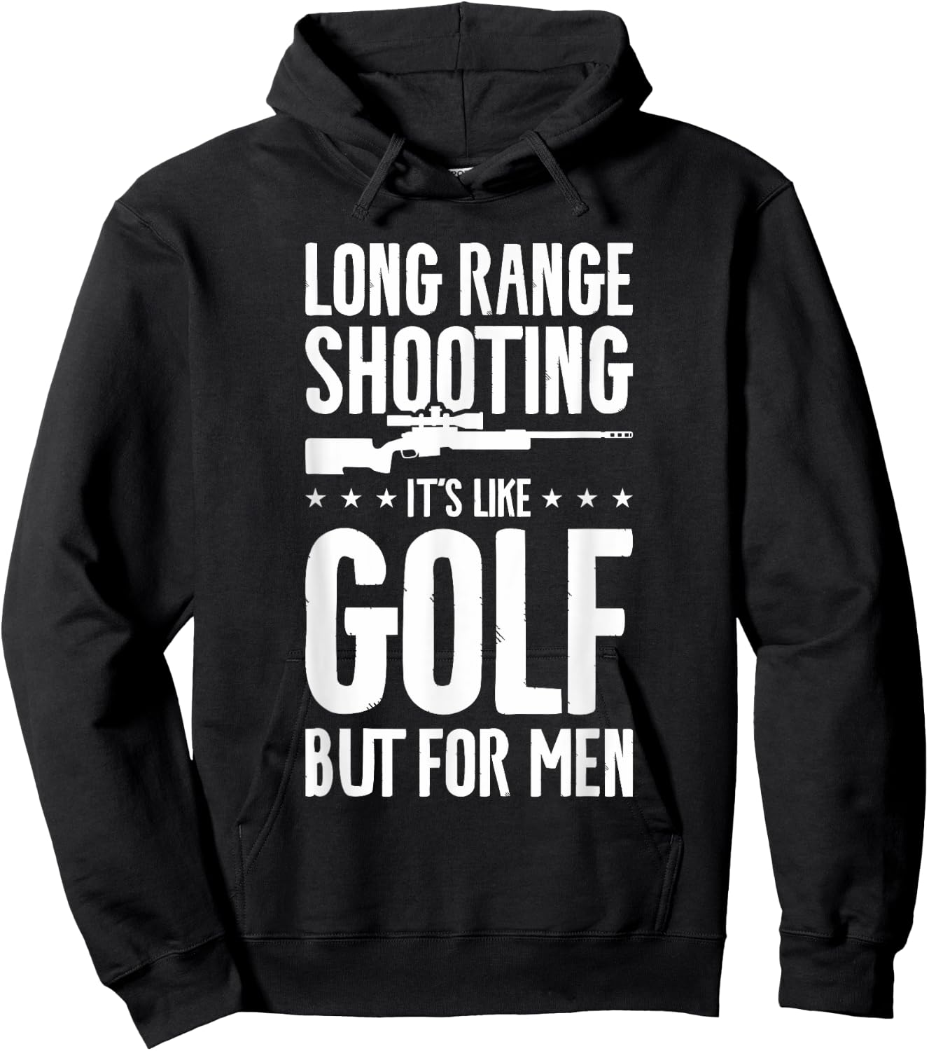 Long Range Shooting It's Like Golf But Hoodie - Hoodie | Black