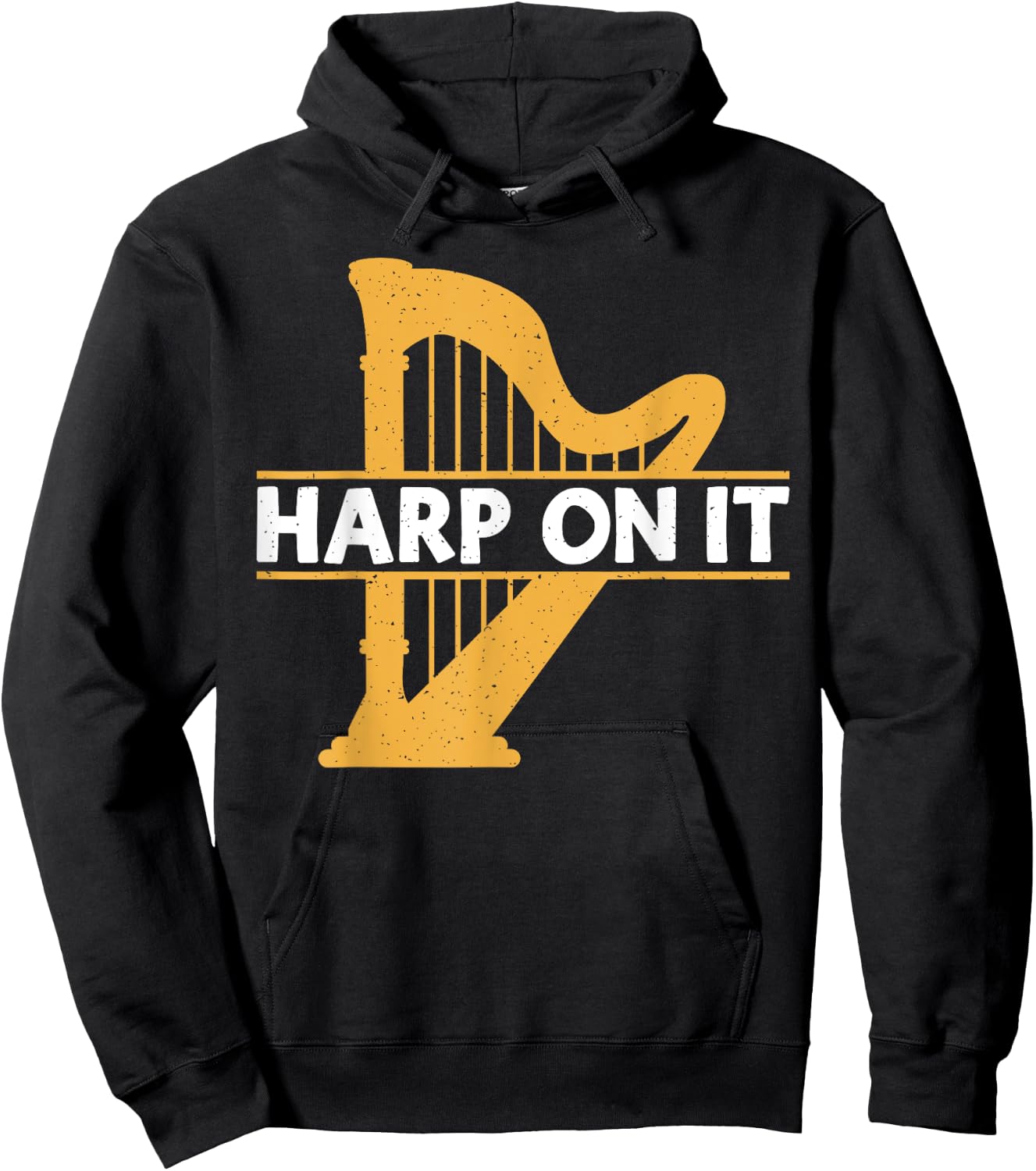 Harp on it Harp Hoodie - Hoodie | Black