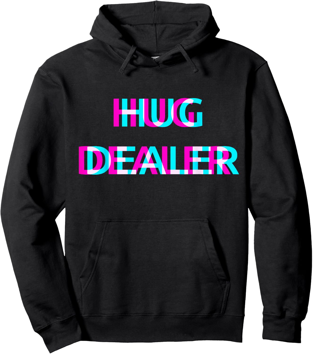 Hug Dealer Techno EDM Music Festival Raver Dance Rave Hoodie - Hoodie | Black