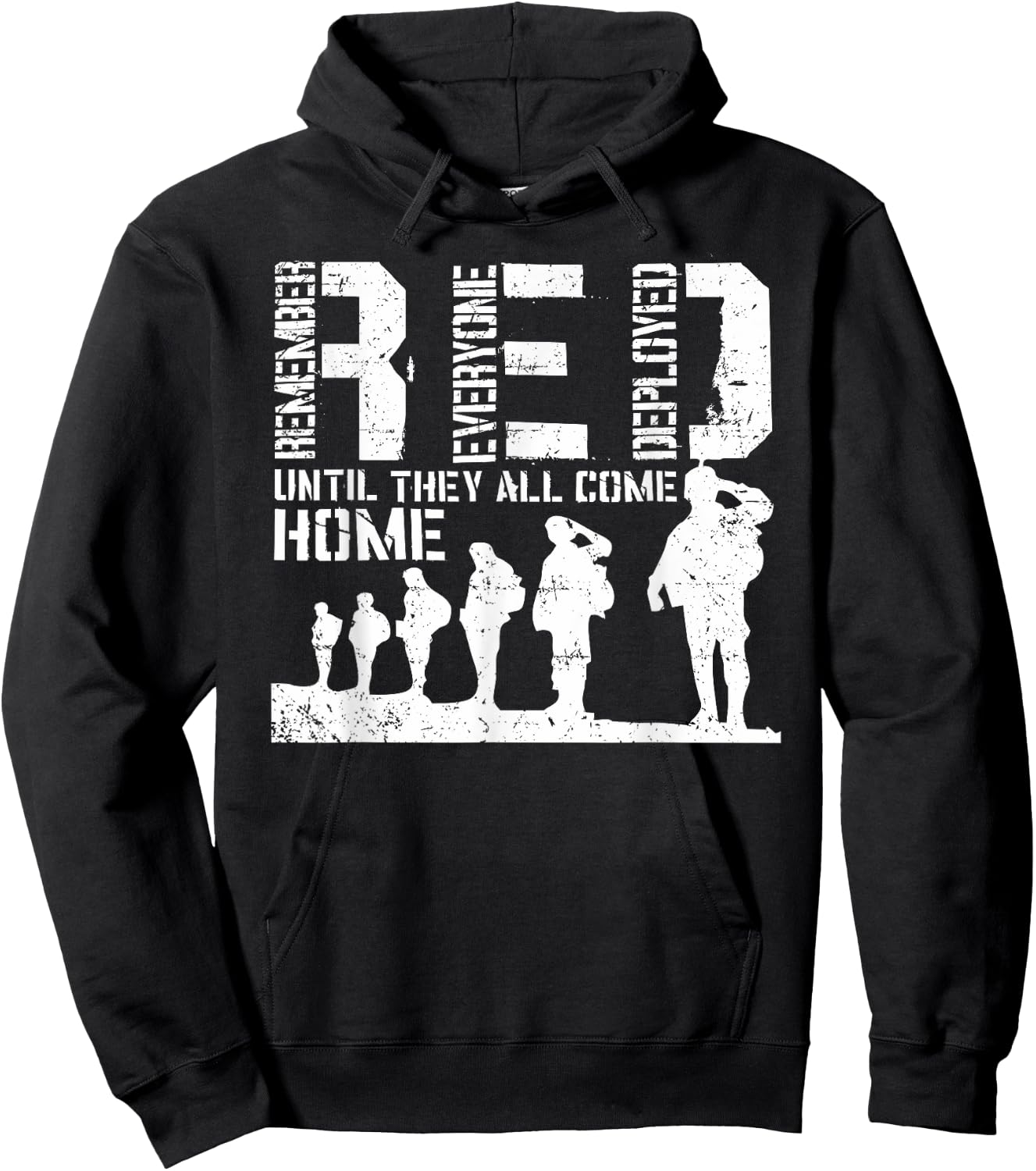 Red Friday Military Shirts I wear RED on Fridays Mom Women Hoodie - Hoodie | Black