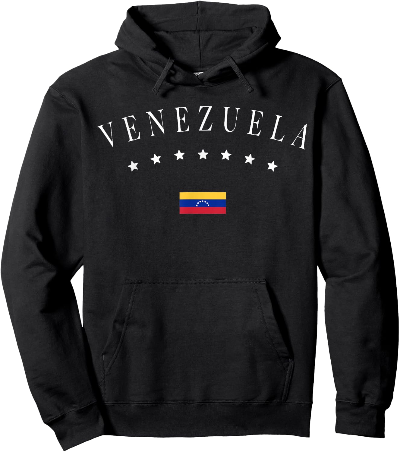Venezuela - -Adults - Black - Small - Short Sleeve - Classic Fit Hoodie - Hoodie | Black