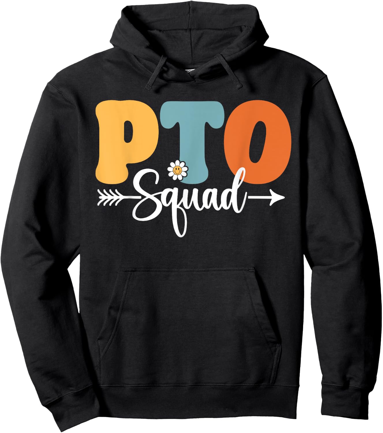 PTO Squad Back To School Teachers Students PTO Crew Men Women Kids Hoodie - Hoodie | Black