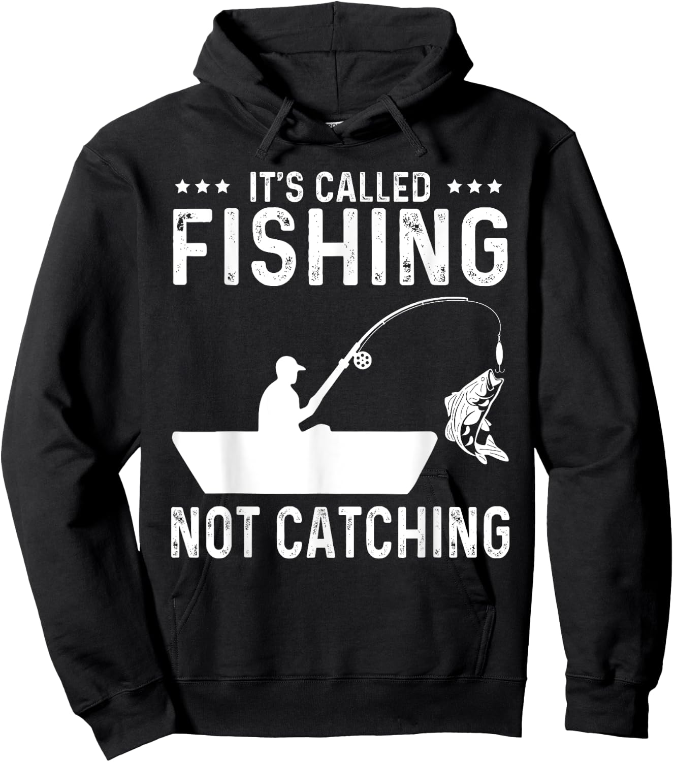 Fishing Fisherman - It's called fishing not catching Hoodie - Hoodie | Black