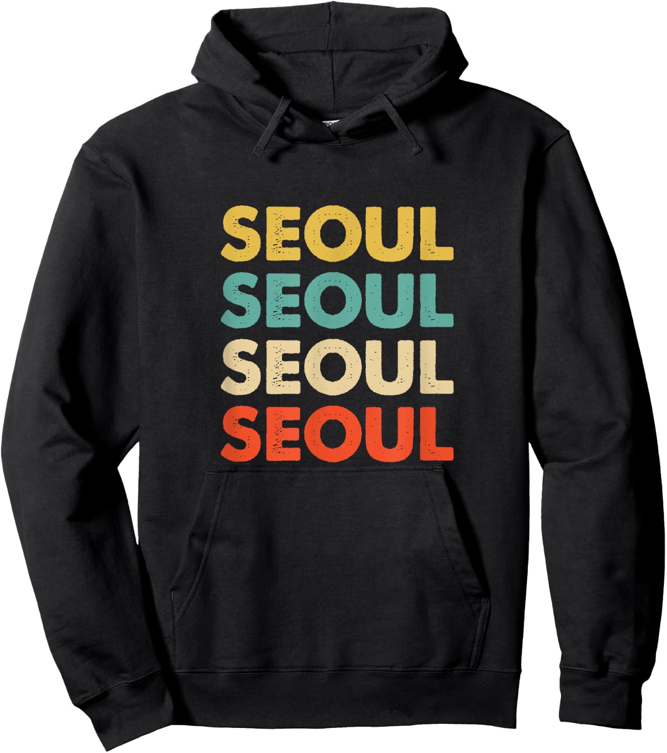 Seoul South Korea Hoodie - Hoodie | Black