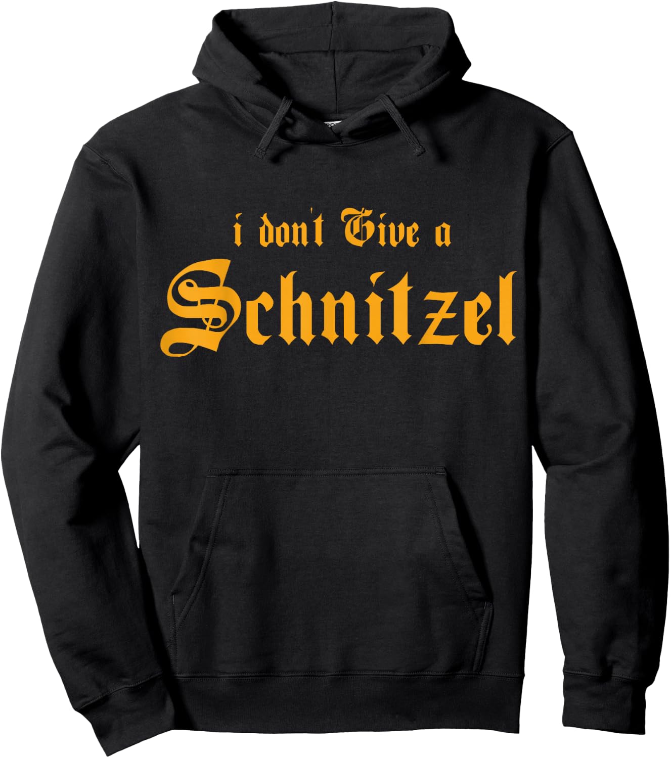 I Don't Give A Schnitzel Hoodie - Hoodie | Black