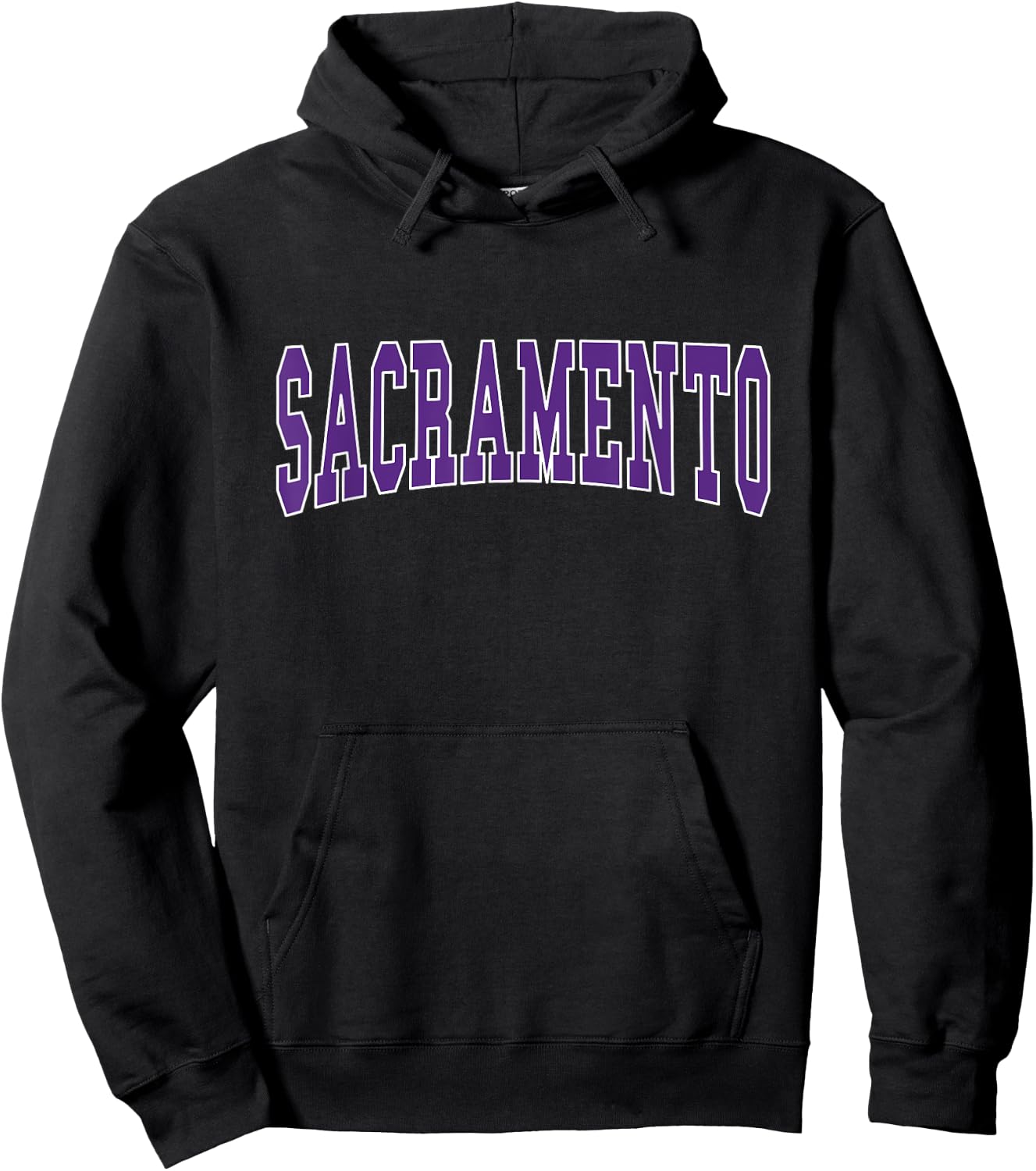 SACRAMENTO - Hometown Pride - Throwback Design - Classic Hoodie - Hoodie | Black