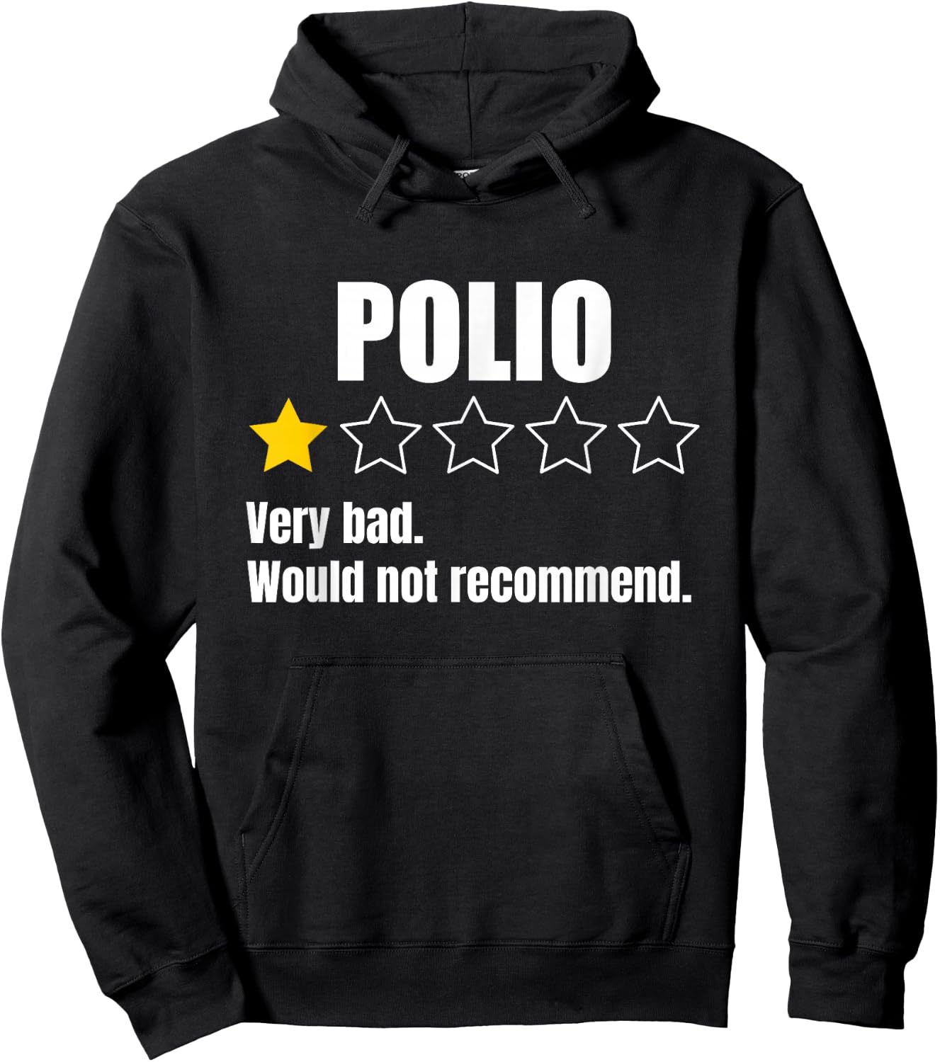 Polio Awareness Warrior Support Hoodie - Hoodie | Black