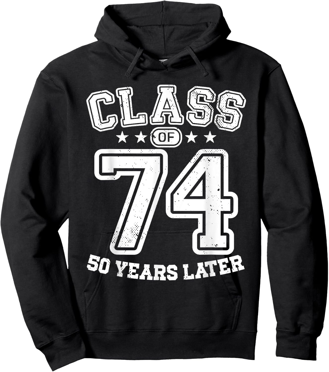 Class 74 50th High School Alumni 50 Yrs 1974 College Reunion Hoodie - Hoodie | Black