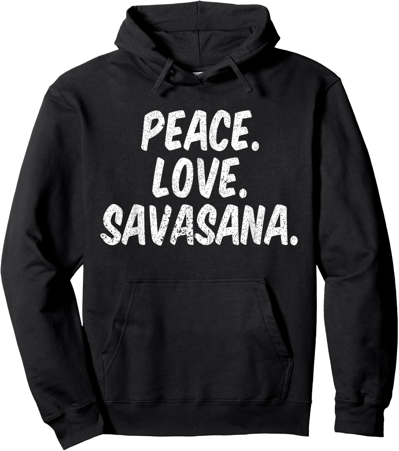 Cute Yogi Namaste & Meditation Om Zen Savasana Yoga Hoodie - Hoodie | Black