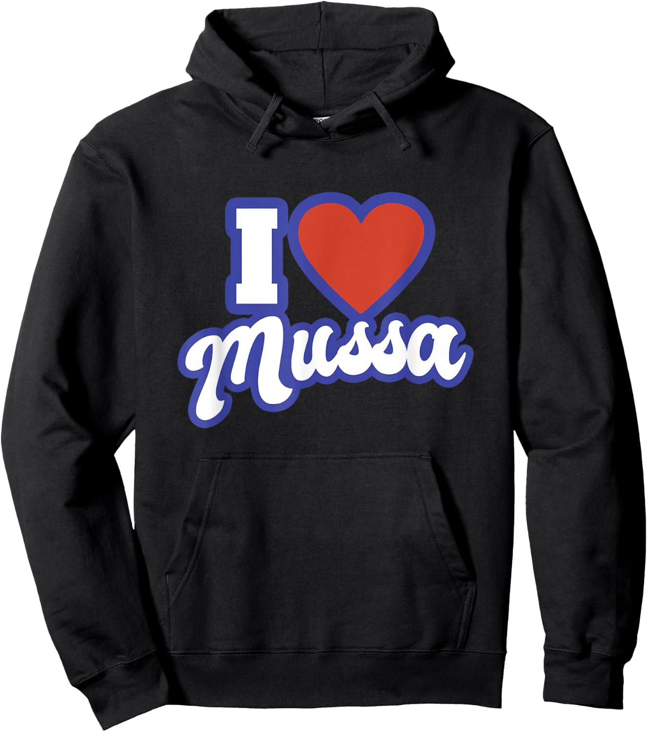 I Love Mussa Hoodie - Hoodie | Black