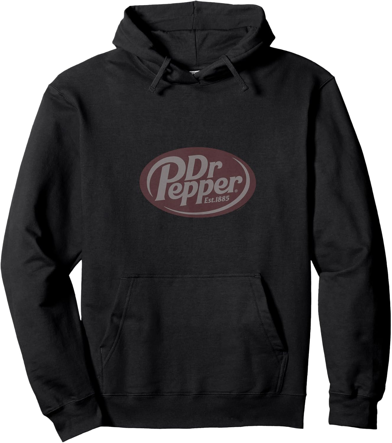 Dr. Pepper Classic Red & White Soda Pop Logo Hoodie - Hoodie | Black