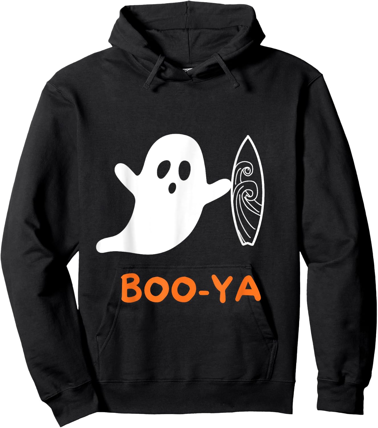 Funny Halloween Apparel Ghost Boo-ya Hoodie - Hoodie | Black