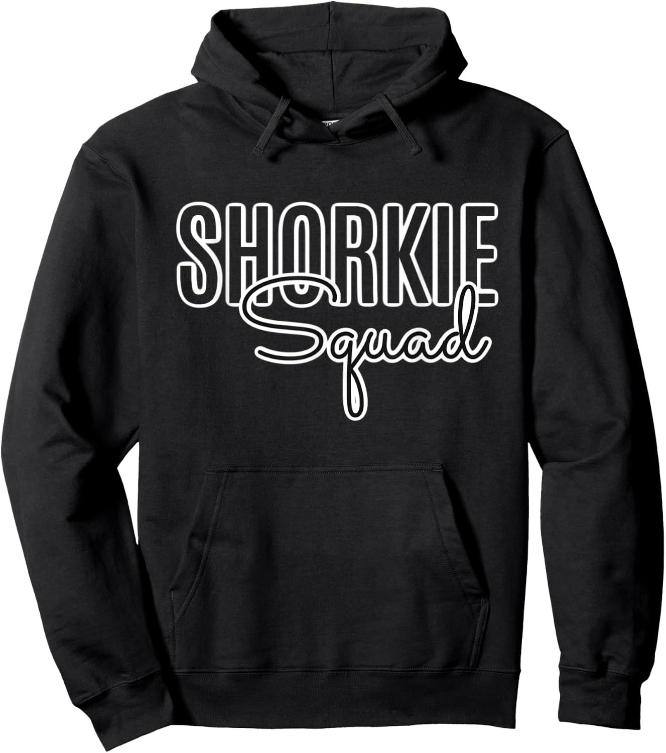 Shorkie Dog Lover Gifts Pet Owner Mama Dad Shorkie Squad Men Women Kids Hoodie - Hoodie | Black