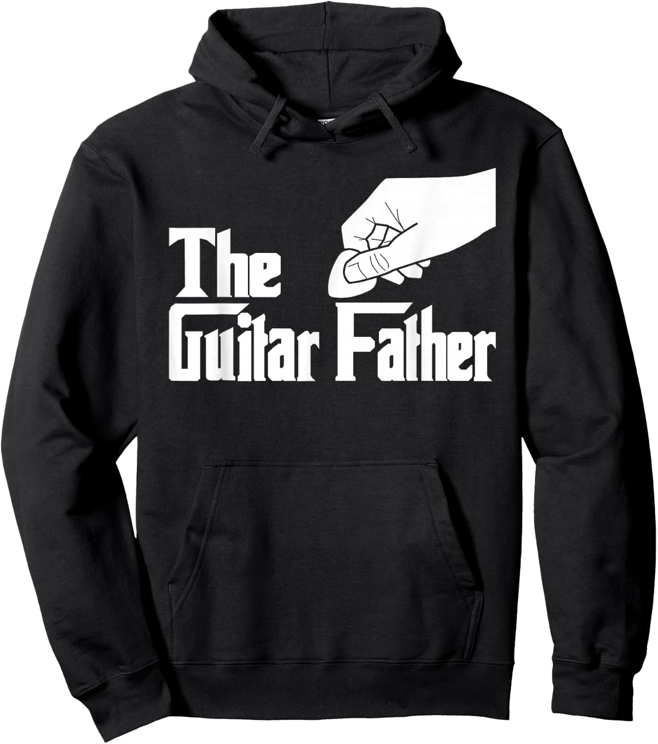 The Guitar Father - Guitar Player Guitarist Musician Hoodie - Hoodie | Black