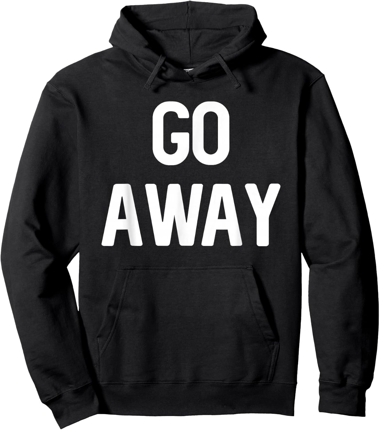 Go Away - Sarcastic Introvert Hoodie - Hoodie | Black