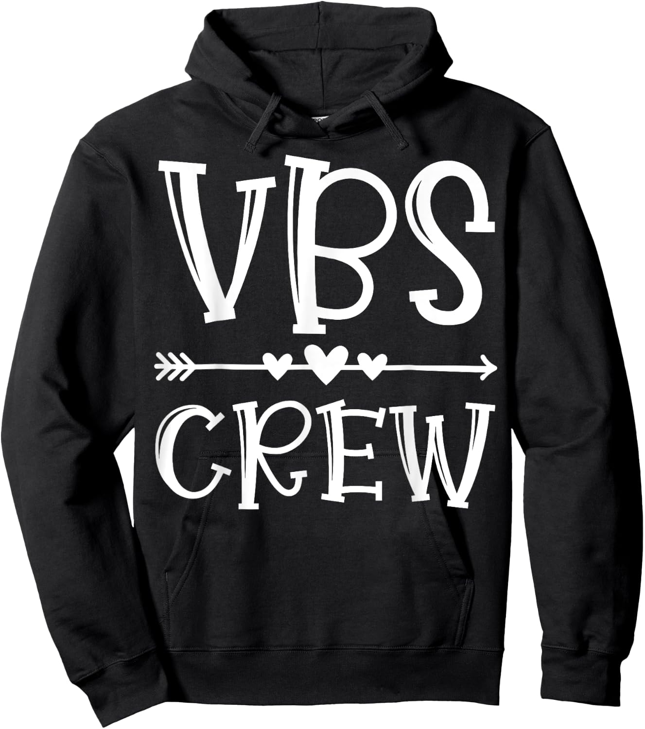 VBS Crew Faith-Based Gathering Sunday School Teacher Women Girls Kids Hoodie - Hoodie | Black