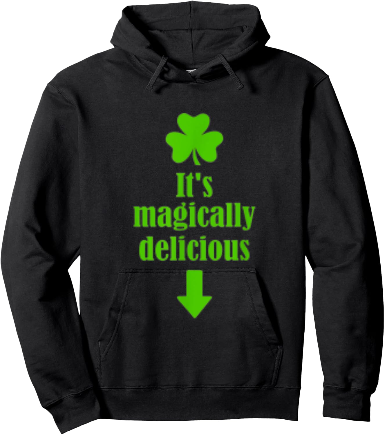 It's Magically Delicious Funny St. Patrick's Day Hoodie - Hoodie | Black
