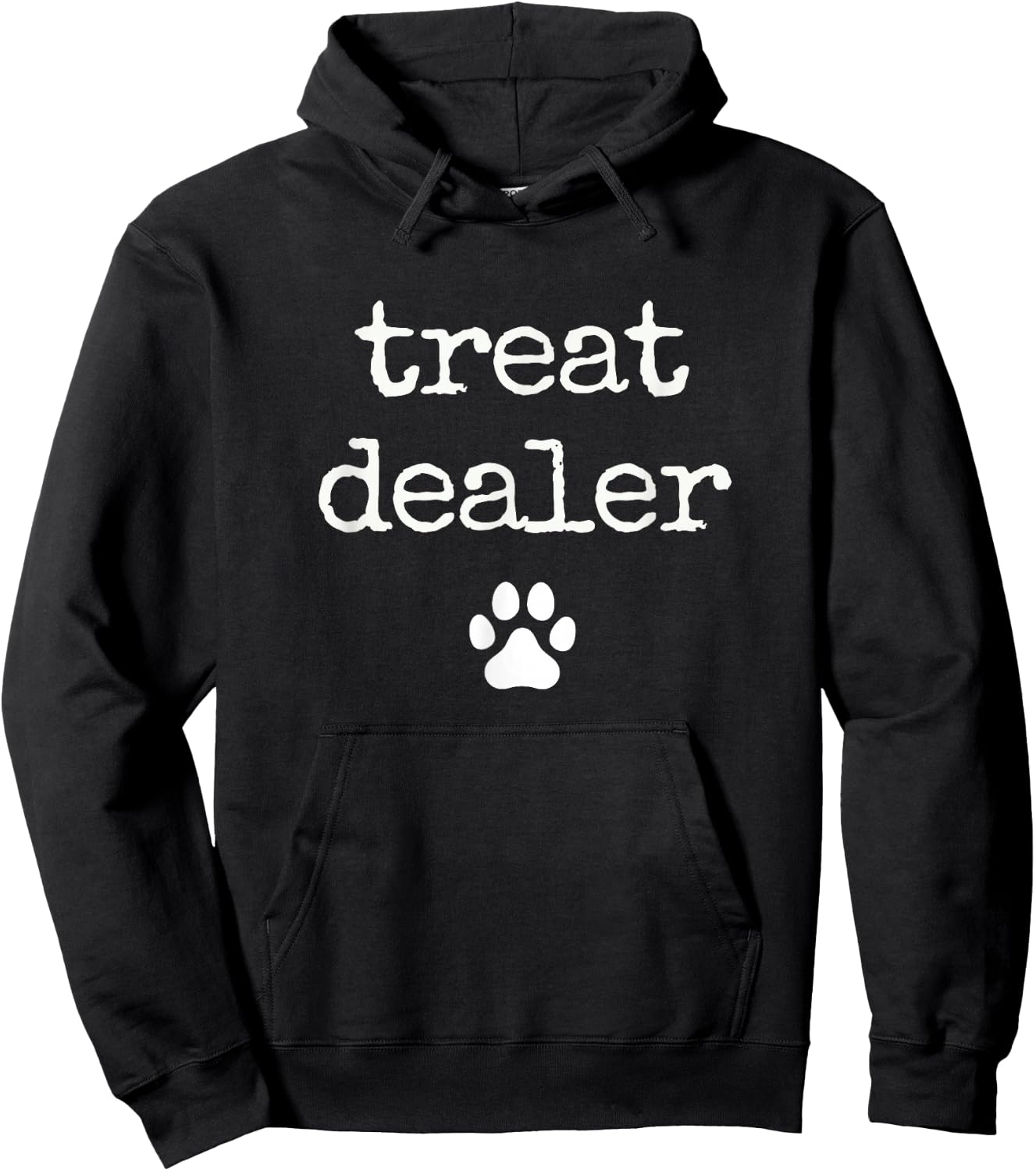 Dog Treat Dealer Funny Humor Dog Owner Dog Treats Dog Lover Hoodie - Hoodie | Black