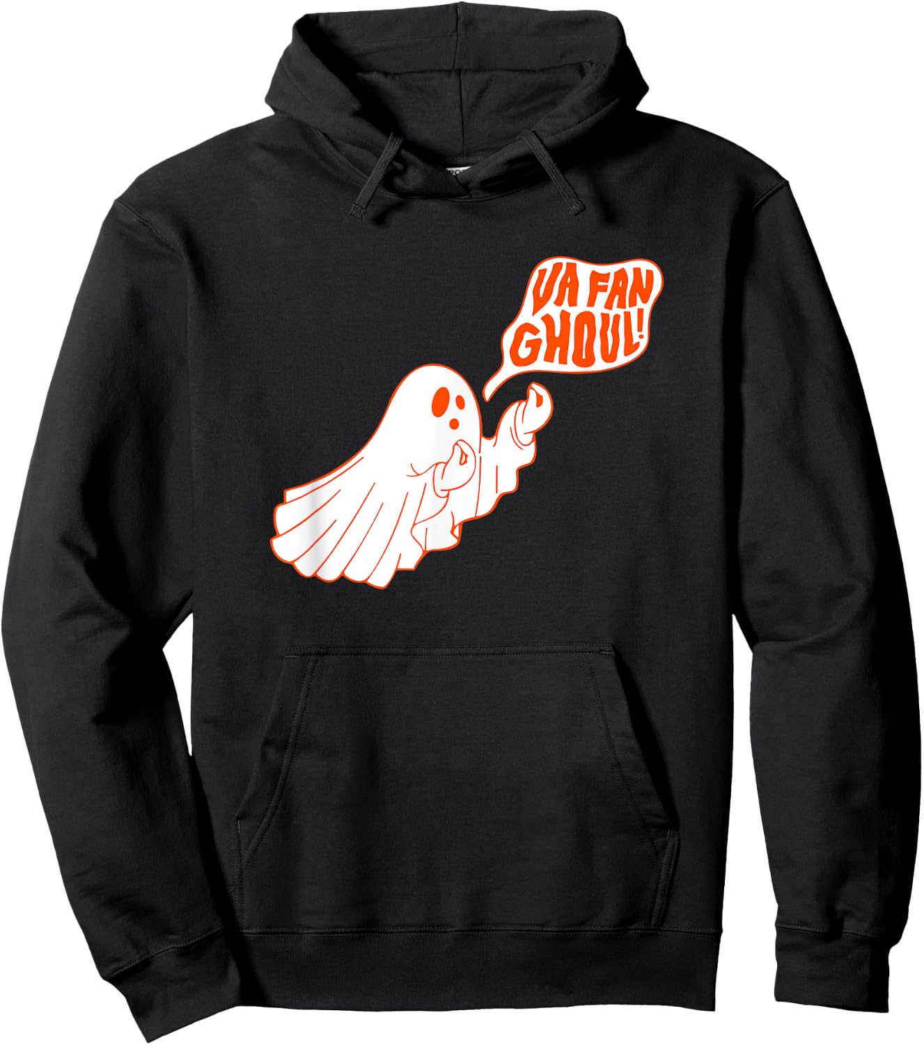 Va Fan Ghoul, Italian Ghost, Ghoul, Halloween Funny Hoodie - Hoodie | Black