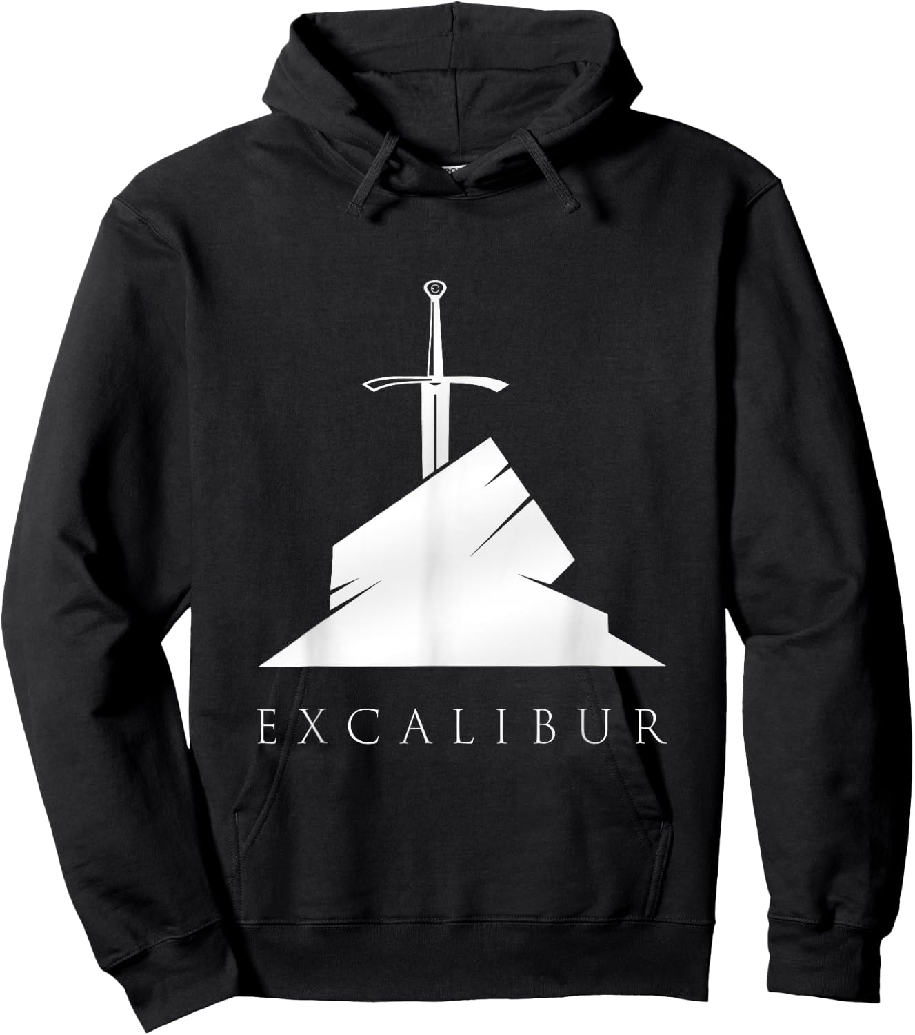 Excalibur The Legendary Sword in the Stone of King Arthur Hoodie - Hoodie | Black