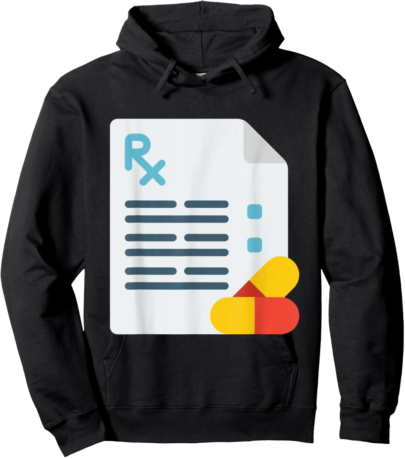 Rx Pharmacy Technician Pharmacist Medicine Hoodie - Hoodie | Black