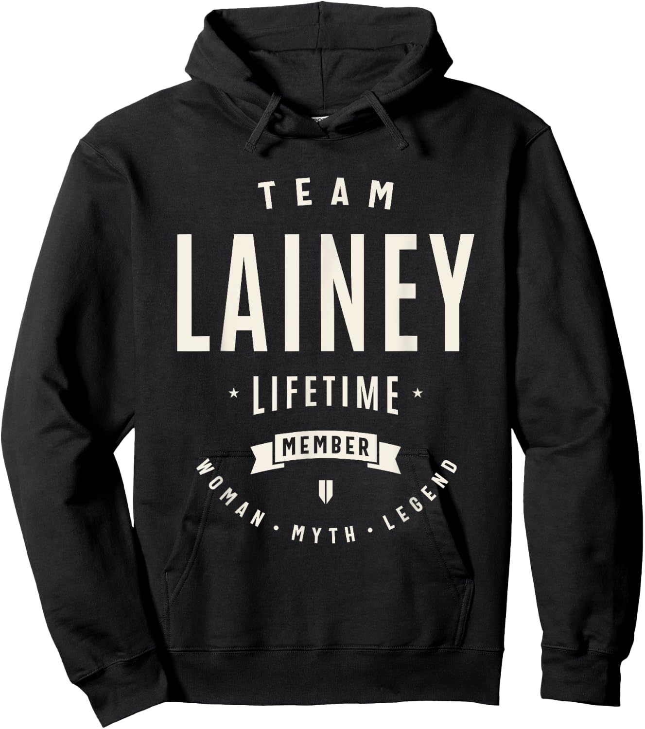 Team Lainey Lifetime Member Funny Name Lainey Hoodie - Hoodie | Black