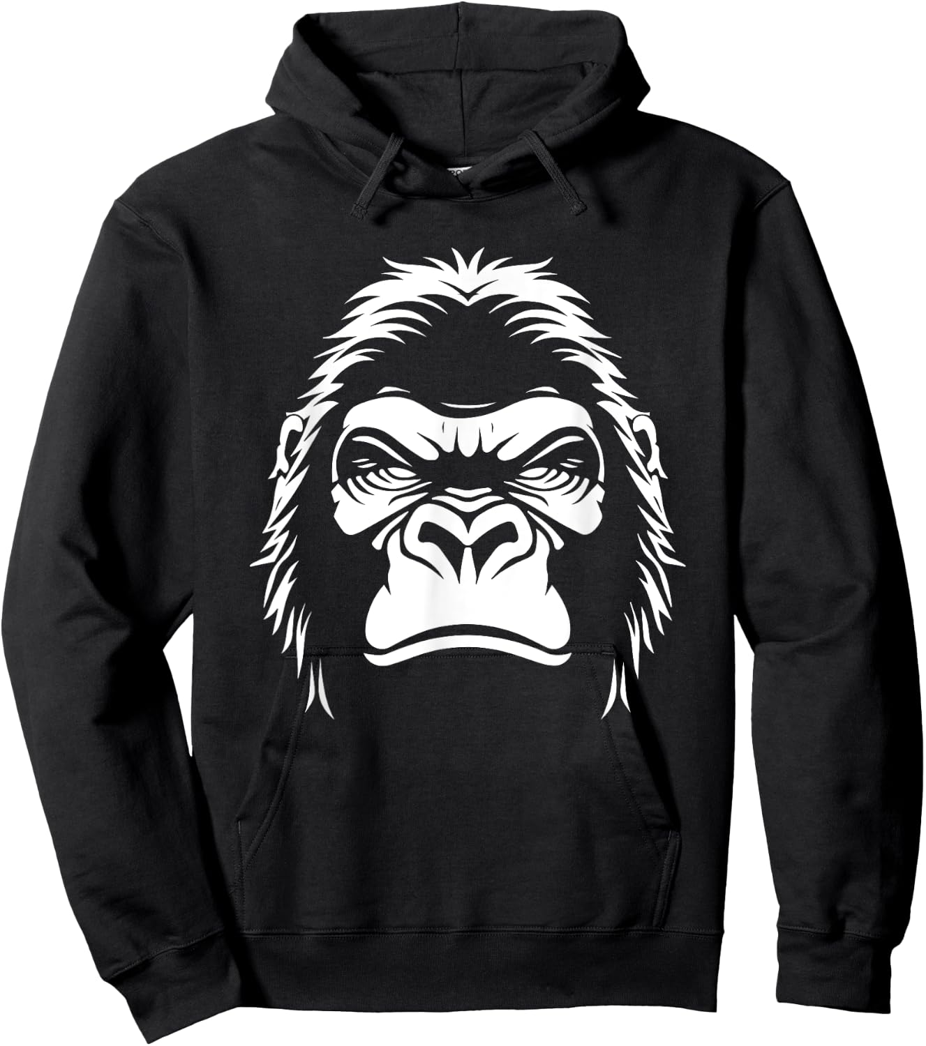 Gorilla Face Hoodie - Hoodie | Black