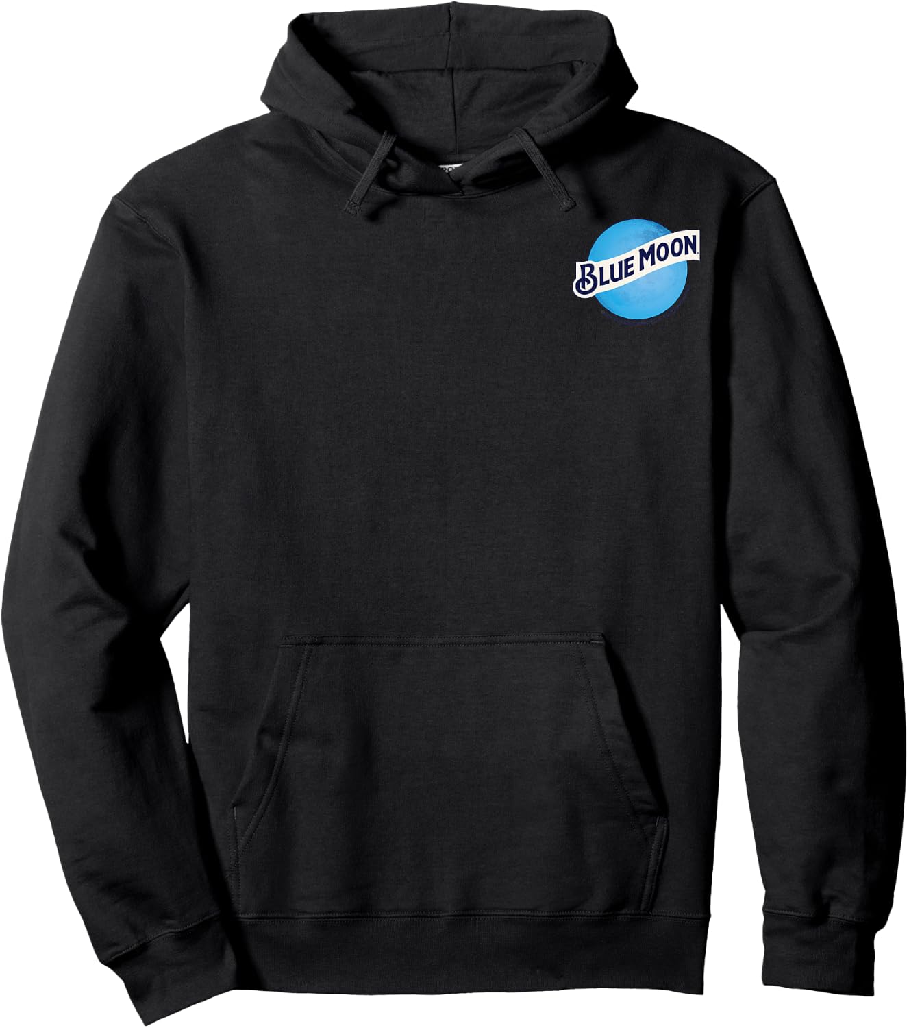 Blue Moon Round Logo Hoodie - Hoodie | Black