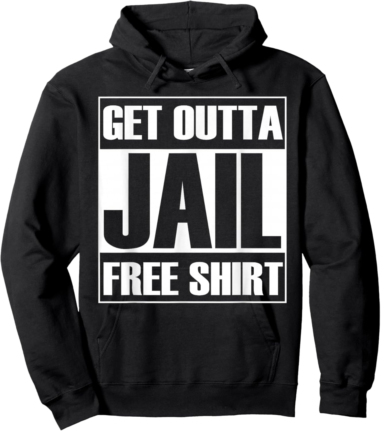 Get Outta Jail Free Hoodie - Hoodie | Black