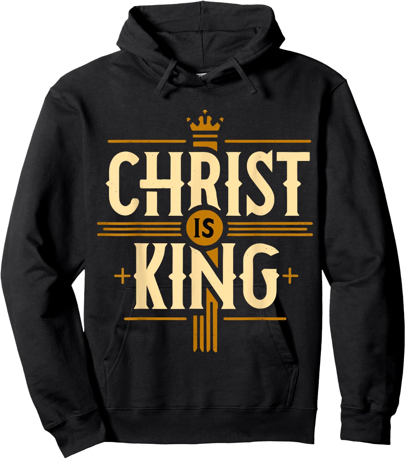 Christ is King Christian Jesus Hoodie - Hoodie | Black