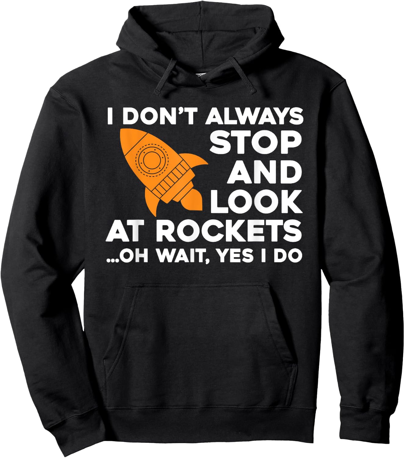Funny Aerospace Engineer Wear Rocket Spaceship Lover Hoodie - Hoodie | Black