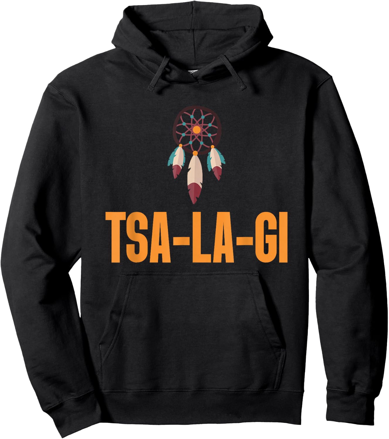 Pride Cherokee Keetoowah Nation Tsi Tsalagi Native American Hoodie - Hoodie | Black
