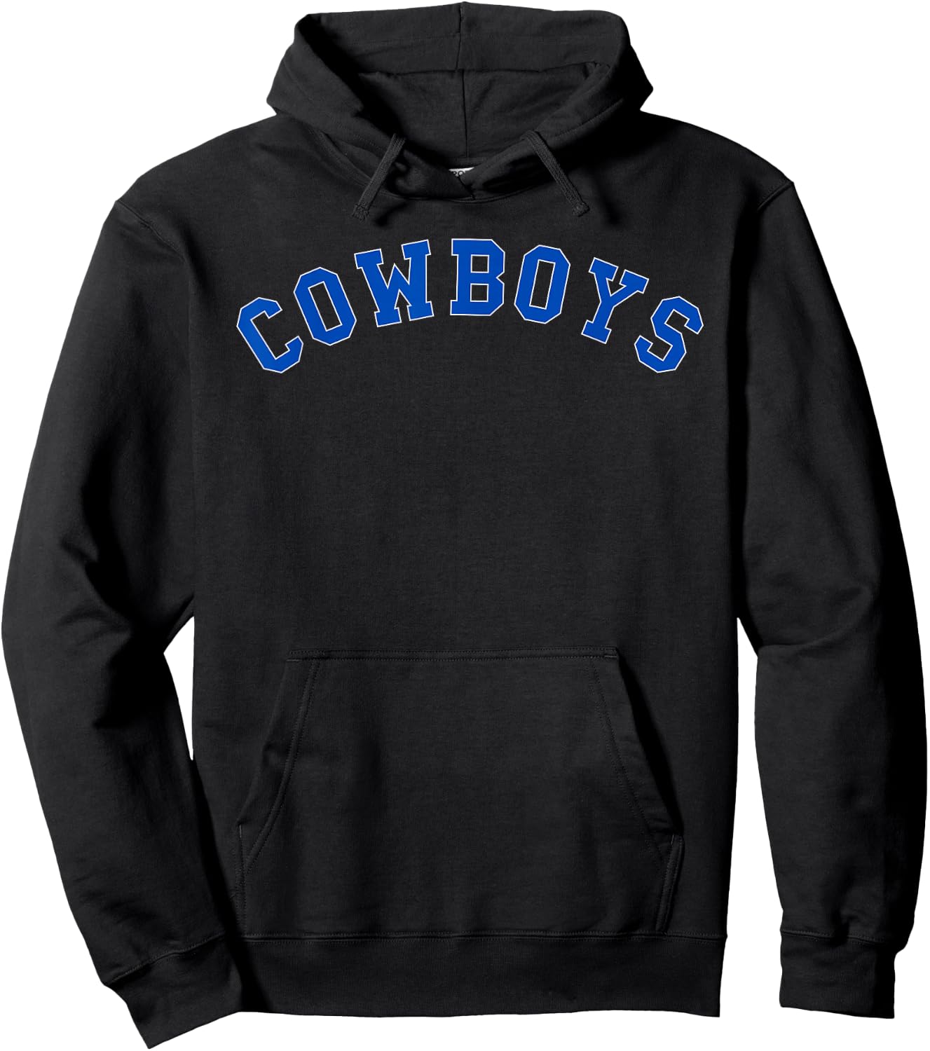Cowboys Blue Varsity Hoodie - Hoodie | Black