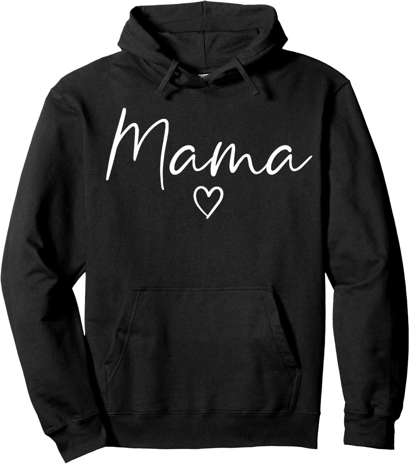 Mama Gifts Heart Mother's Day Mama Hoodie - Hoodie | Black