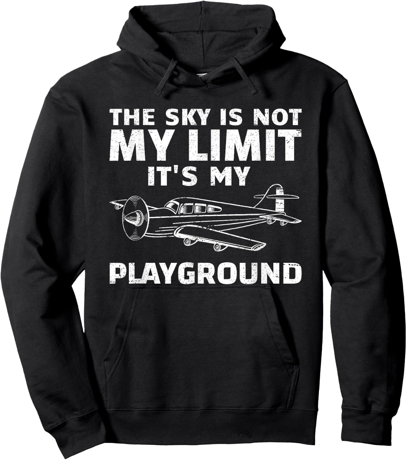 Funny Airplane Women Aviation Pilot Airplane Lovers Hoodie - Hoodie | Black