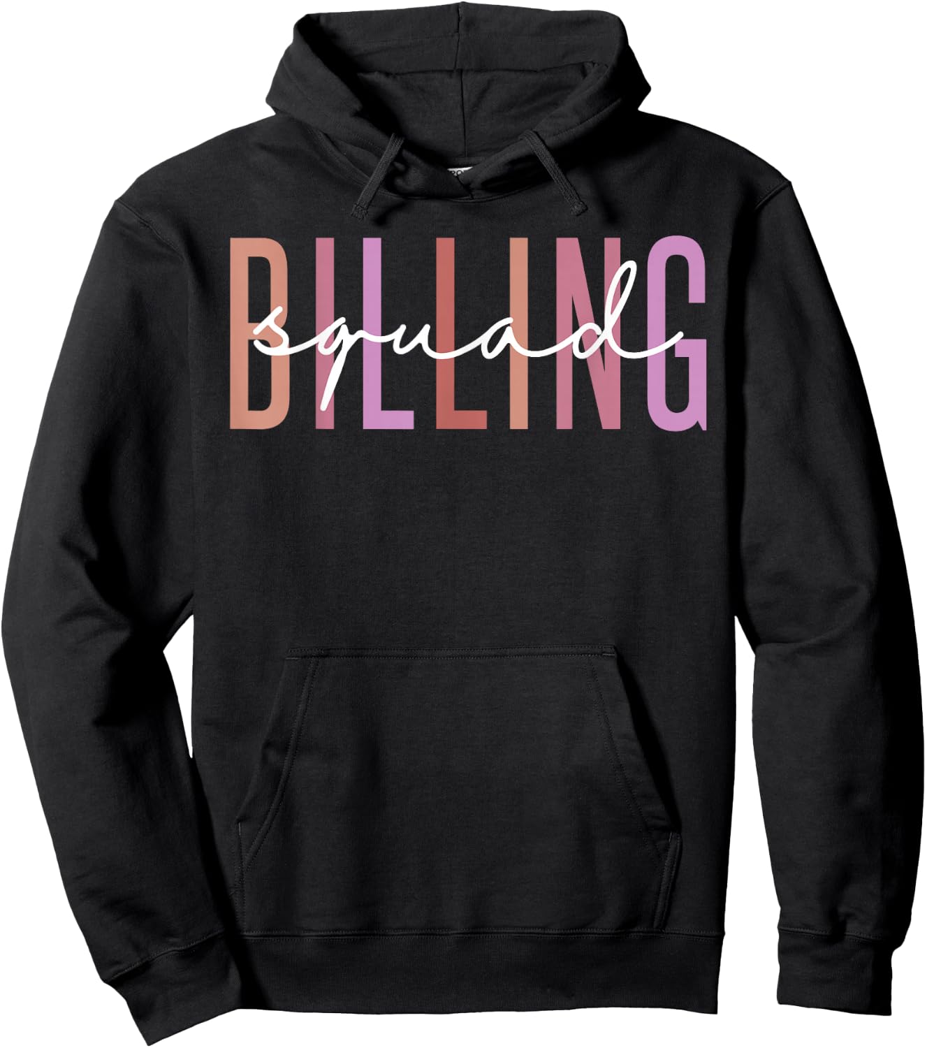 Billing Squad Medical Billing Specialist Clinical Coder Hoodie - Hoodie | Black