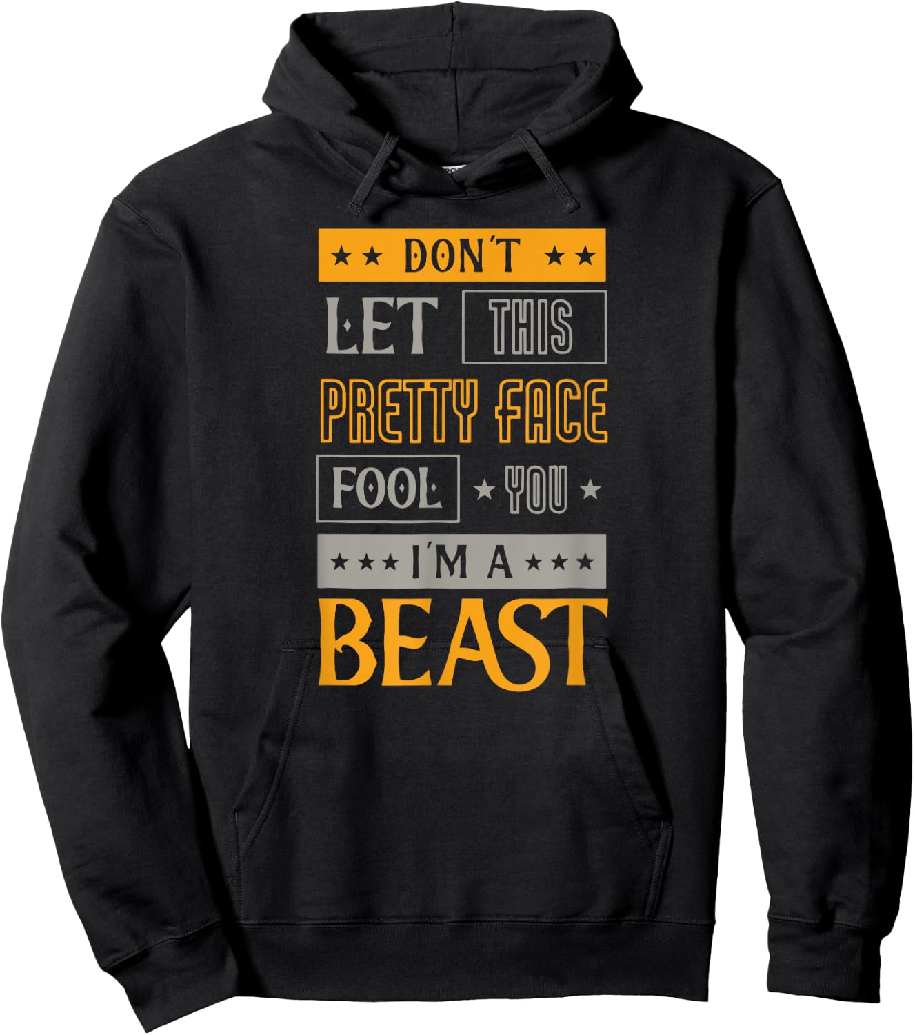 Unleash The Beast, Sport Wrestling Hoodie - Hoodie | Black