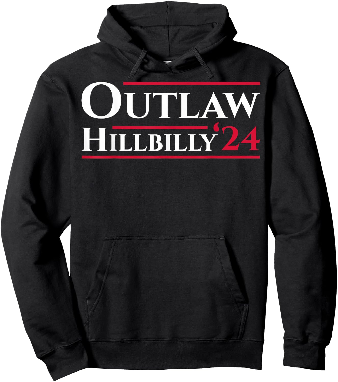 Outlaw Hillbilly 24 Hoodie - Hoodie | Black