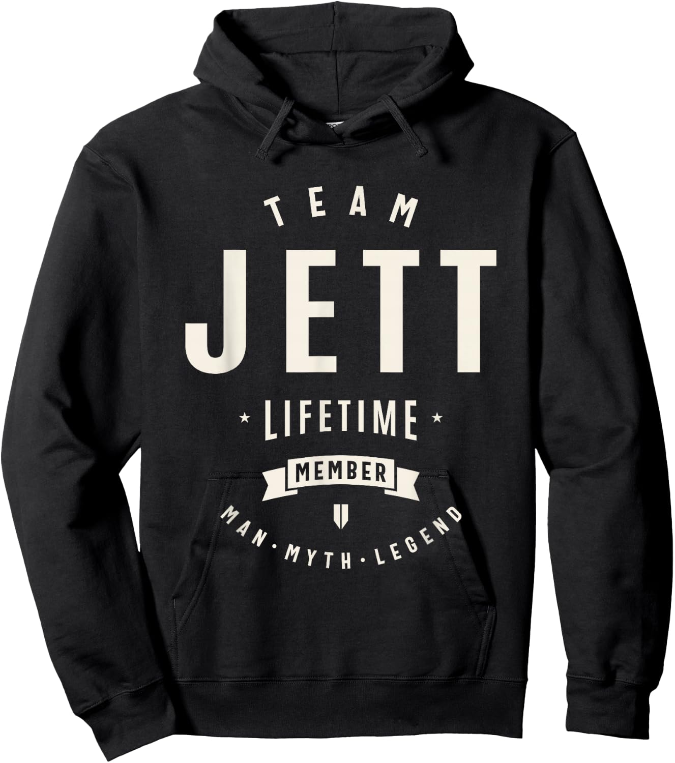 Team Jett Lifetime Member Funny Name Jett Hoodie - Hoodie | Black