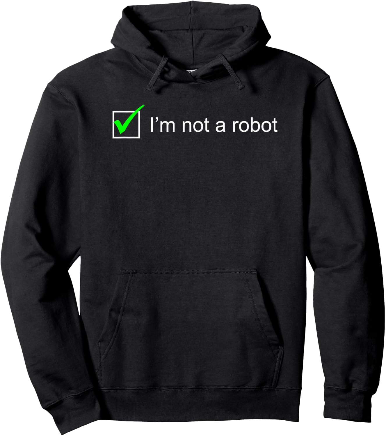 I Am Not a Robot I Captcha Bot Login Cookie Nerd Hoodie - Hoodie | Black