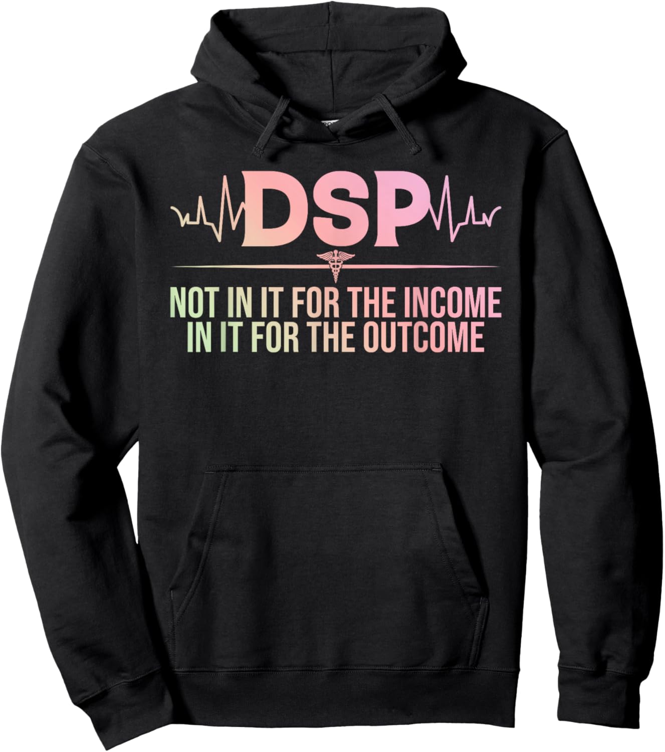 Direct support professional DSP Caregiver Hoodie - Hoodie | Black