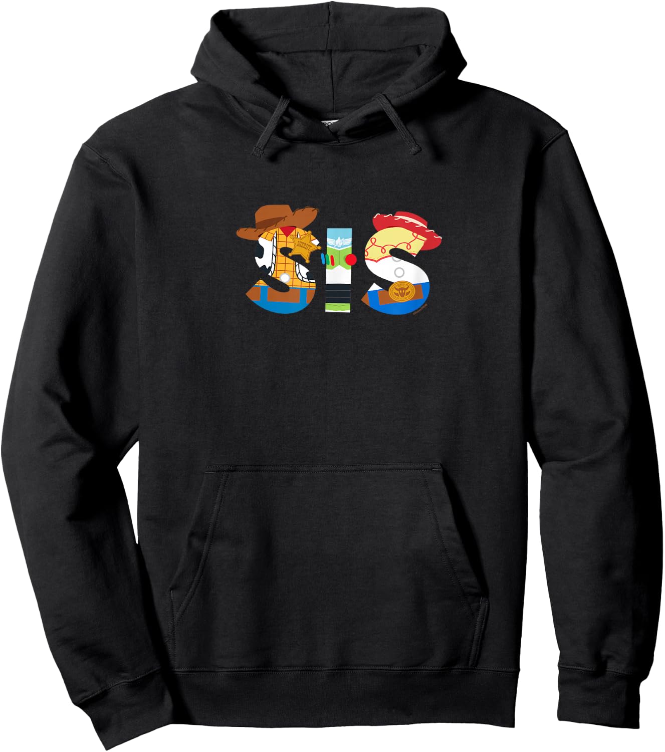 Disney and Pixar’s Toy Story Sis Sister Family Birthday Hoodie - Hoodie | Black