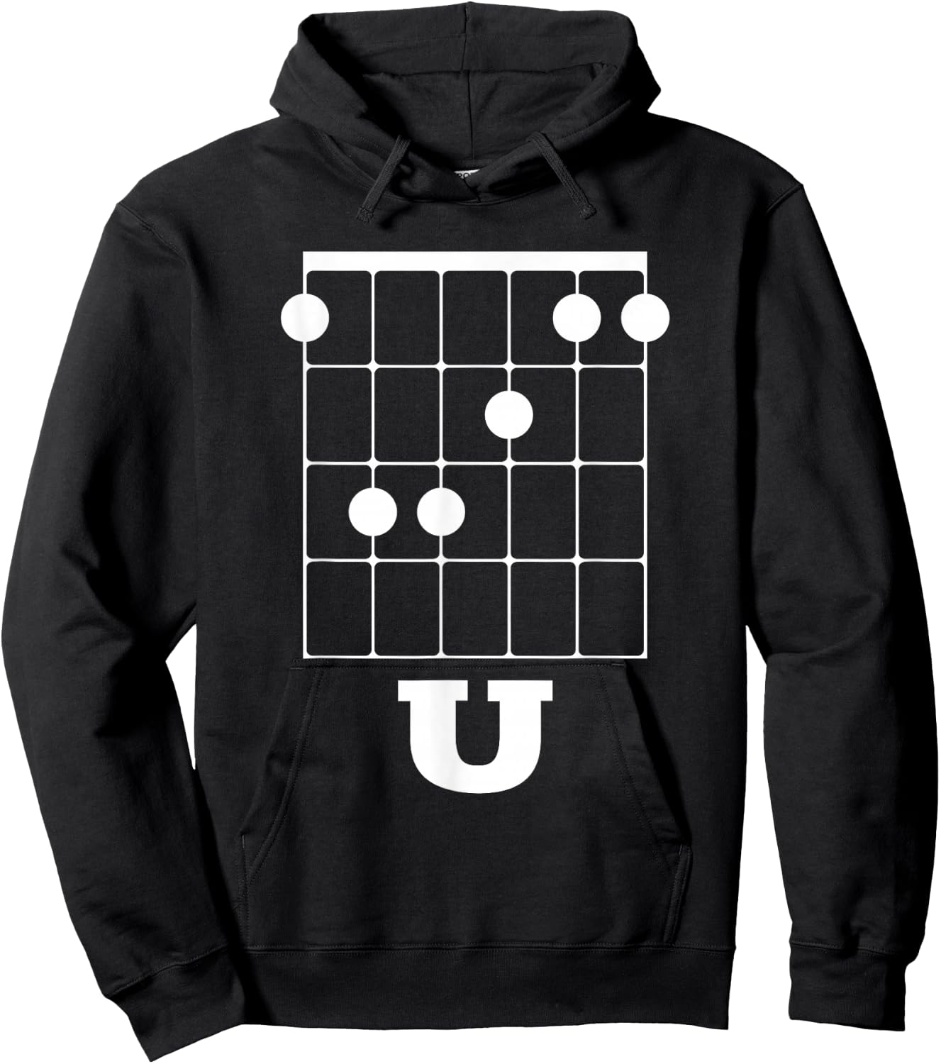 Funny Guitar Shirt - F Chord U Hoodie - Hoodie | Black