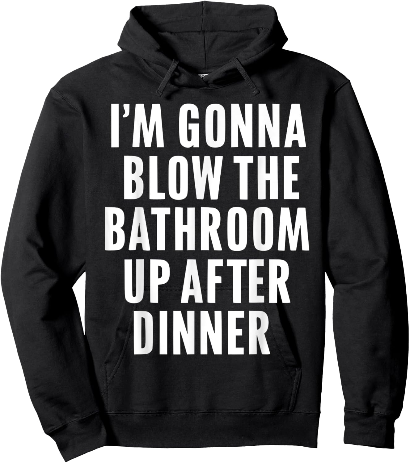 Funny Blow the Bathroom Adult Humor Inappropriate Offensive Hoodie - Hoodie | Black